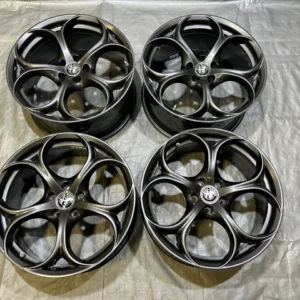 2017-2022 Alfa Romeo Giulia Ti Sport RWD Dark 19" Wheels Rims / Set of 4 / *Minor Bends* / AG006
