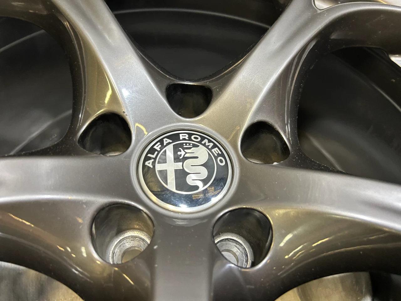 2017-2022 Alfa Romeo Giulia Ti Sport RWD Dark 19" Wheels Rims / Set of 4 / *Minor Bends* / AG006 - Image 5