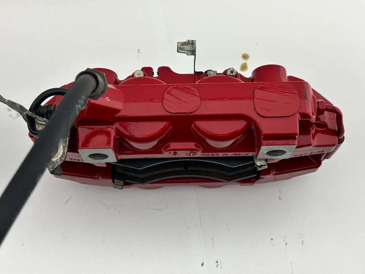2015-2020 Alfa Romeo 4C OEM Brake Calipers / Set of 4 / Red / 43K AR401 - Image 9