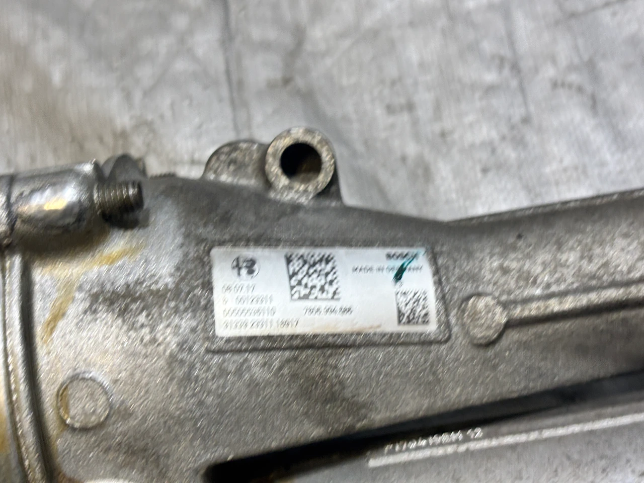 2017-2019 Alfa Romeo Giulia Quadrifoglio 2.9l Power Steering Rack w/ EPS Motor / 76K AG007 - Image 7