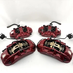 2017-2024 Alfa Romeo Giulia Quadrifoglio 2.9l OEM Brakes Calipers / Set of 4 / Red / 76K AG007