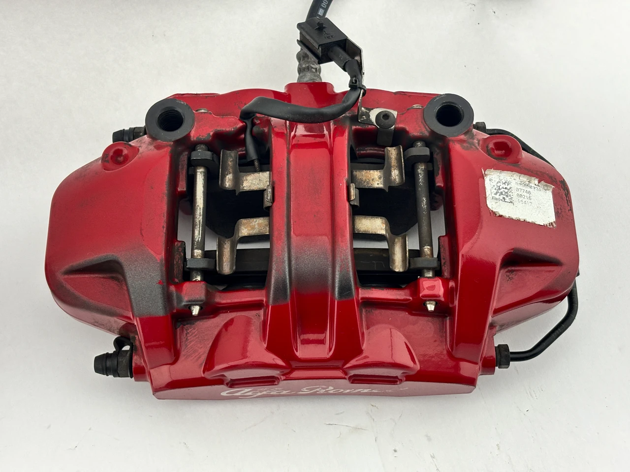 2017-2024 Alfa Romeo Giulia Quadrifoglio 2.9l OEM Brakes Calipers / Set of 4 / Red / 76K AG007 - Image 6