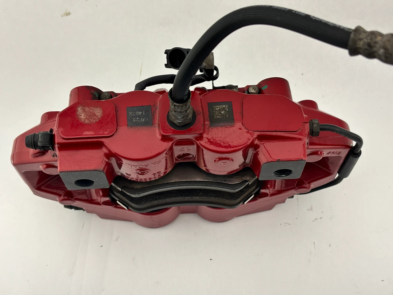 2017-2024 Alfa Romeo Giulia Quadrifoglio 2.9l OEM Brakes Calipers / Set of 4 / Red / 76K AG007 - Image 9