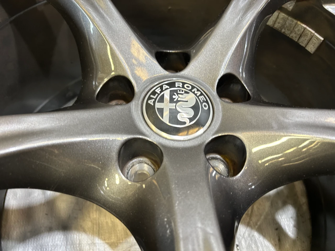 2017-2024 Alfa Romeo Giulia Quadrifoglio 19" Wheels Rims w/ Tires / Set of 4 / *Minor Bends* / AG007 - Image 7