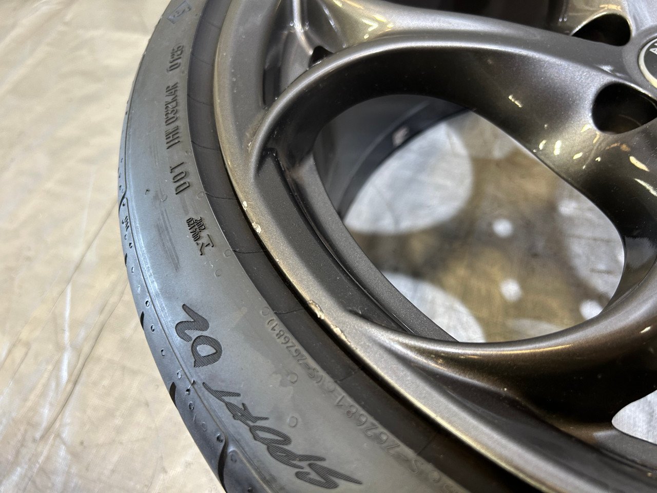 2017-2024 Alfa Romeo Giulia Quadrifoglio 19" Wheels Rims w/ Tires / Set of 4 / *Minor Bends* / AG007 - Image 13
