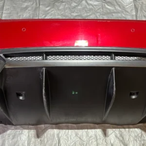 2017-2021 Alfa Romeo Giulia Quadrifoglio OEM Rear Bumper Cover w/ Diffuser / Rosso Competizione AG007