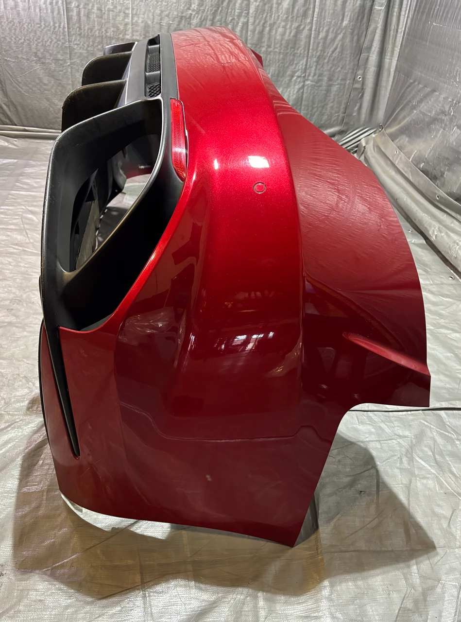 2017-2021 Alfa Romeo Giulia Quadrifoglio OEM Rear Bumper Cover w/ Diffuser / Rosso Competizione AG007 - Image 5