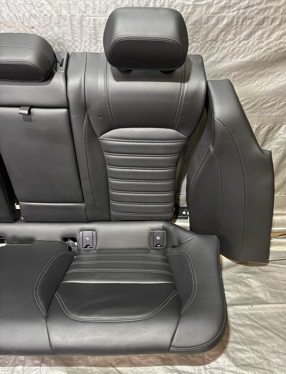 2017-2022 Alfa Romeo Giulia Ti Black Leather Front & Rear Seat Set / AG006 - Image 4