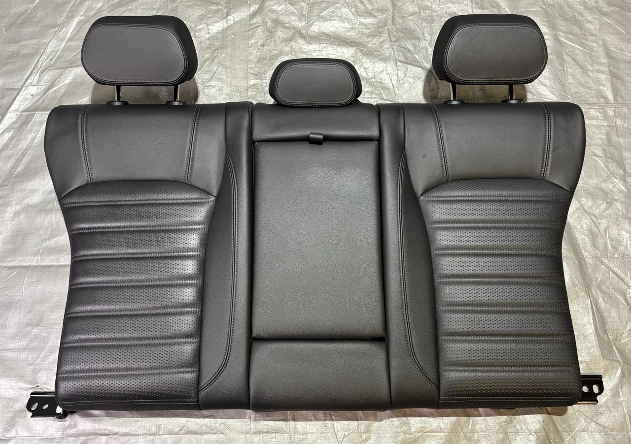 2017-2022 Alfa Romeo Giulia Ti Black Leather Front & Rear Seat Set / AG006 - Image 10